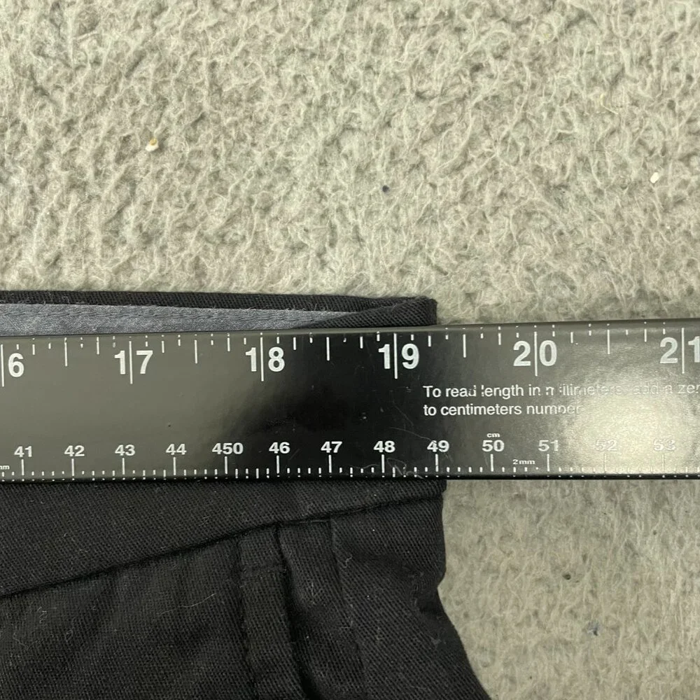 Old Navy Ultimate Straight Pants Men 38 Black Built in Flex Chinos - Picture 6 of 11